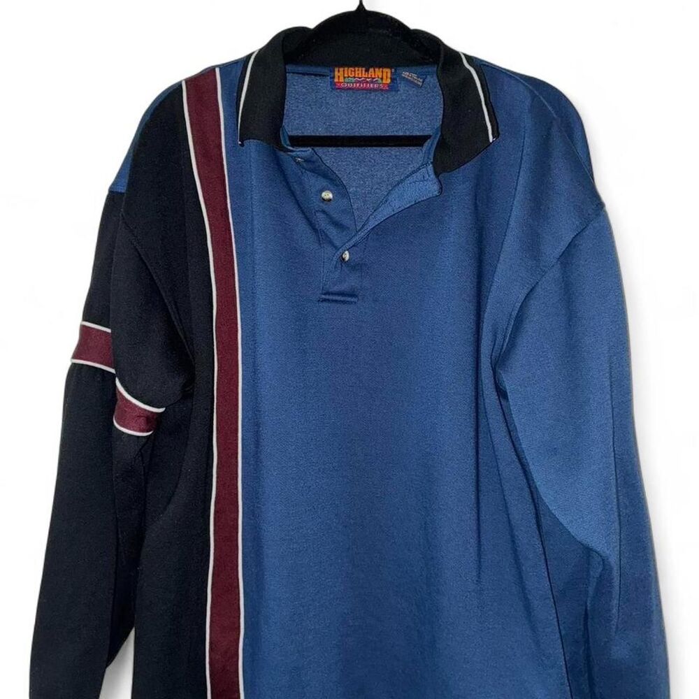 Vintage Highland Outfitters Long Sleeve Rugby Shirt